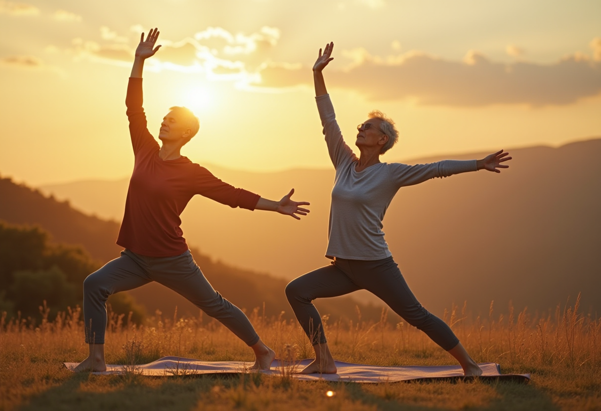 Заняття йогою в студії trenbel